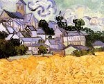 Винсент Виллем Ван Гог Овер 1890г, Вид на Овер и церковь. ван-гог.рф